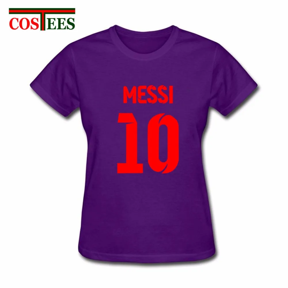 Lionel Messi рубашка camiseta Барселона camisa футболка женская с коротким рукавом футболки