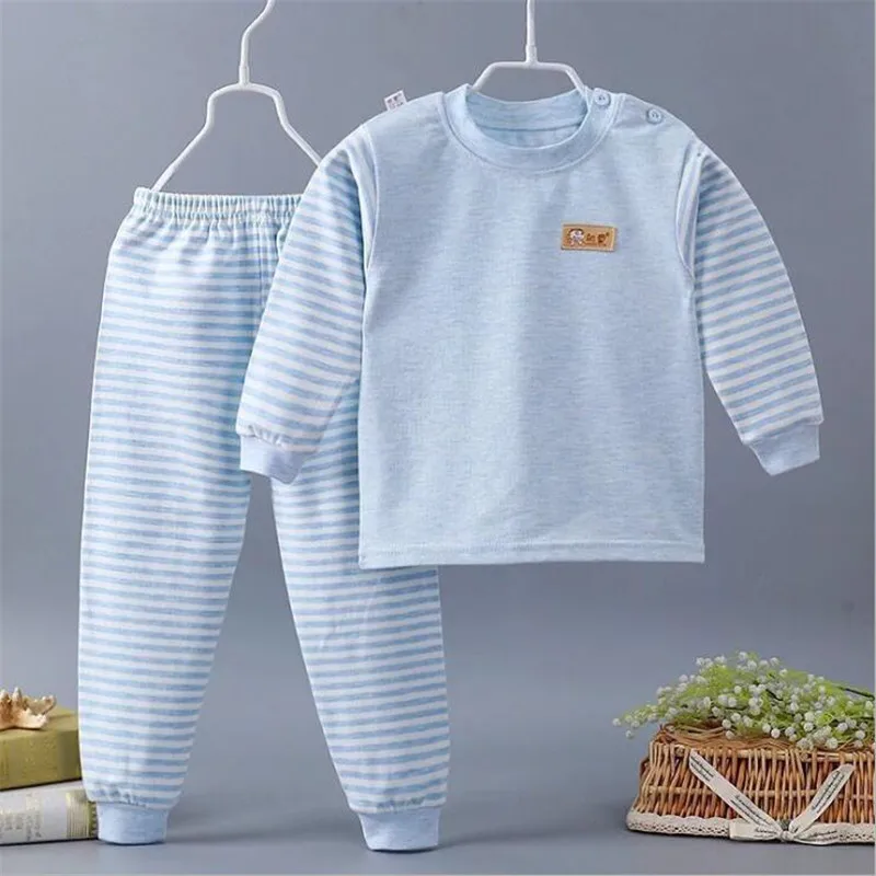 Пижамы для новорожденных девочек пижамы из 100% хлопка детей 3 24 месяцев|Комплекты