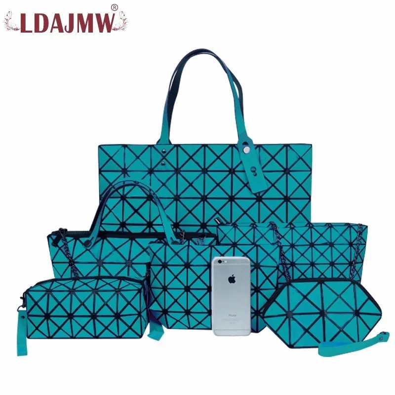 LDAJMW 6 шт./компл. Женские Ретро Сумки из искусственной кожи женская сумка для мамы