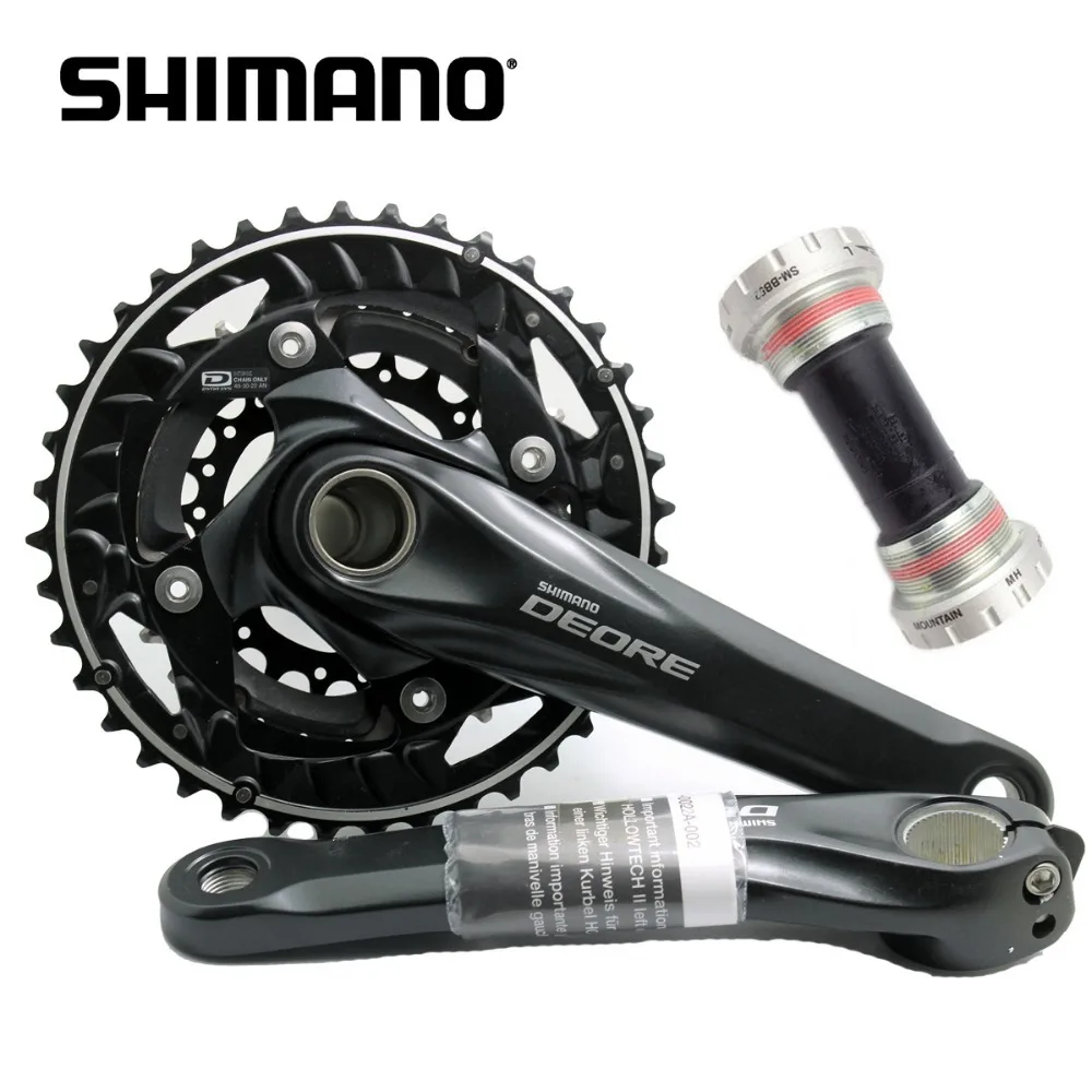 DEORE FC M610 170 мм с BB52 центром движения MTB шатун для горного велосипеда черный | Спорт и