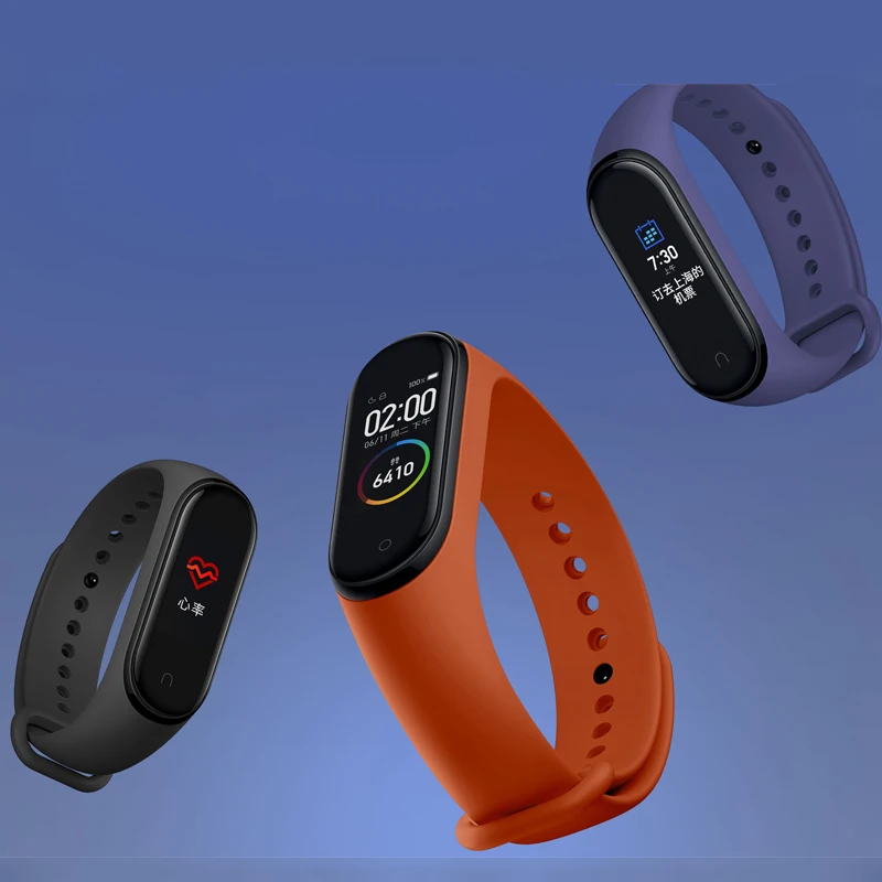 Оригинальный умный Браслет mi band 4 2019 Xiaomi браслет музыкальный пульсометр фитнес 135