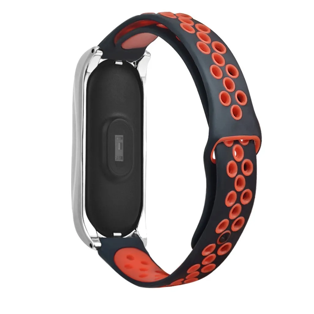 Силиконовый браслет HONHX для Xiaomi Mi Band сменный ремешок вентиляция Спортивные