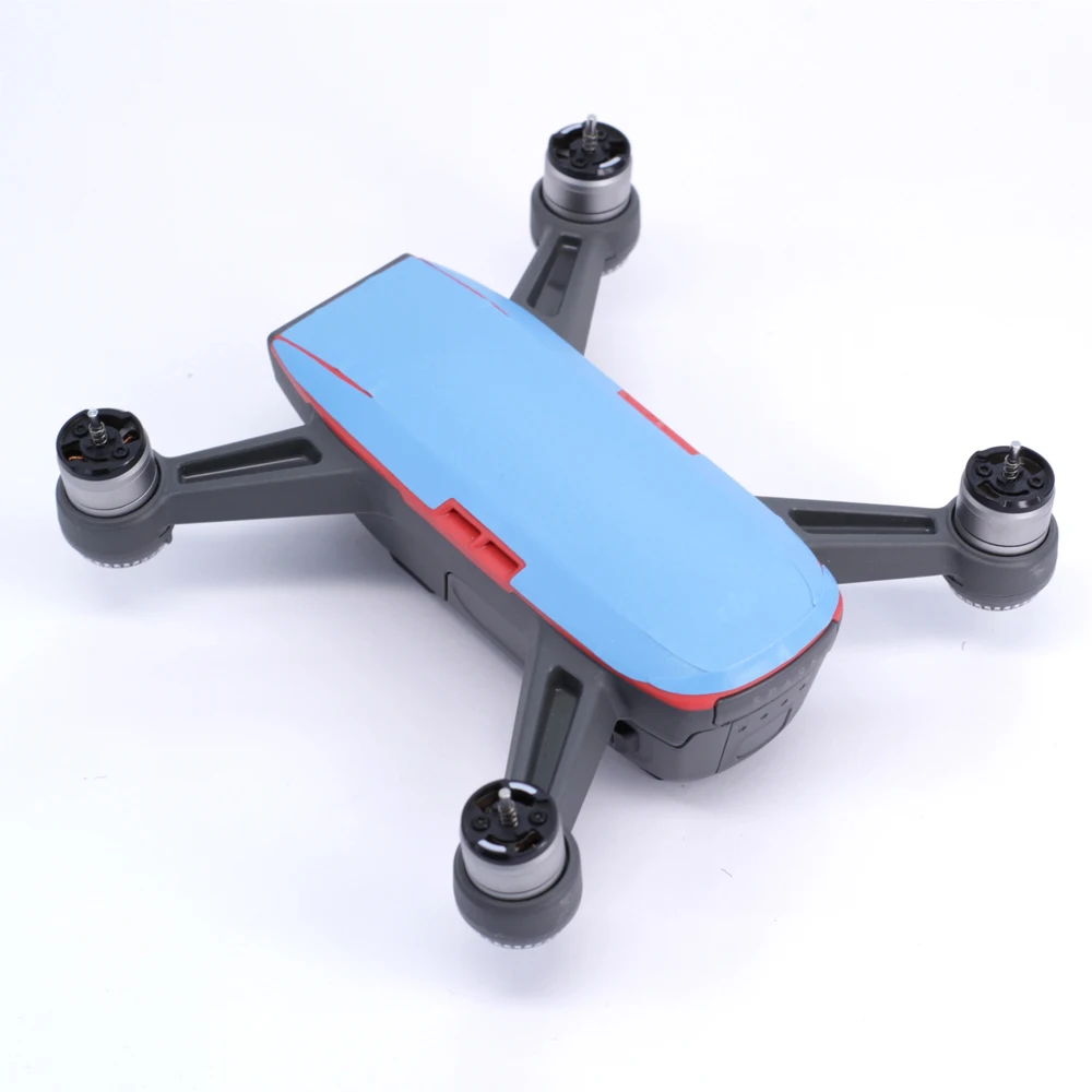 8 шт./лот(8 цветов) Водонепроницаемый FPV Drone защитный ПВХ чехол стикер для DJI камера Spark наклейки на Дрон аксессуары