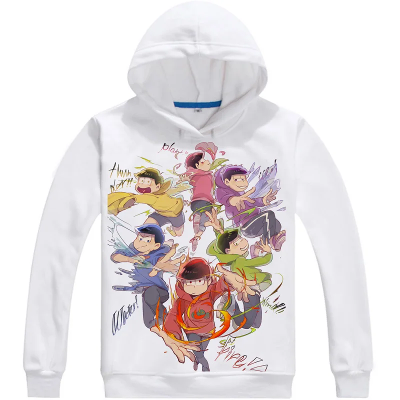 Толстовки с капюшоном Mr. Osomatsu Matsuno 3D толстовки длинным рукавом Женская толстовка