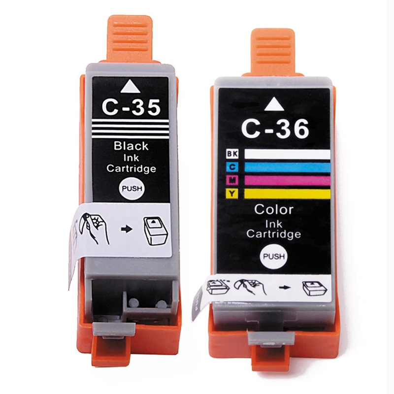 Картридж einkshop PGI-35 CLI-36 для принтера Canon PGI35 CLI36 Pixma IP100B IP100 mini260 mini320 | Компьютеры и