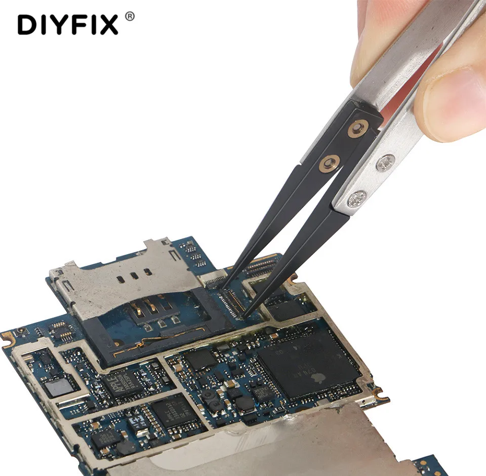 Керамические пинцеты DIYFIX ESD антистатические щипцы для электронных сигарет с