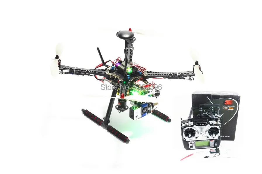 

S500 Quadcopter Frame APM2.8 M8N GPS Power Module 920KV Motor 30A Simonk ESC Flysky T6 Transmitter & Receiver