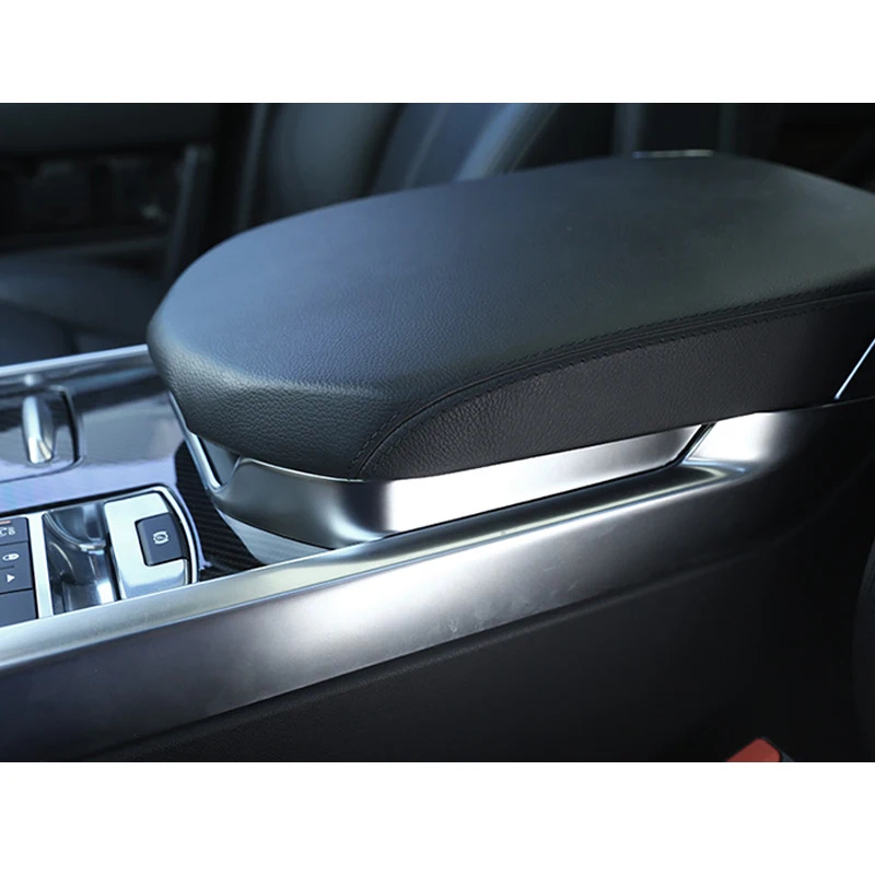 

Chrome ABS car accessories Center Armrest Storage Box Decorator Frame Cover trim For Land Rover Range Rover Sport 2014-2017