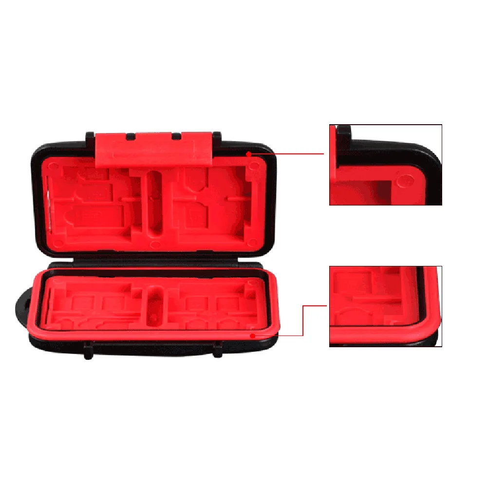 Контейнер для хранения карт памяти Canon водонепроницаемый чехол SD MSD CF камер Nikon Sony