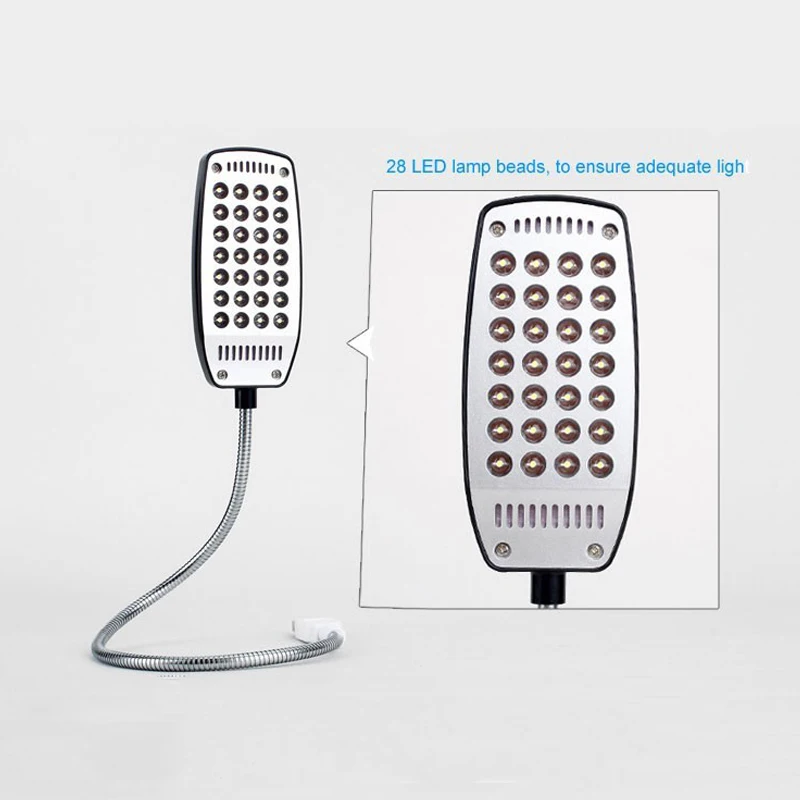 28 светодиодов USB для чтения книг светодиодный светильник лампы Гибкий luminaria-де-меса книга светильник лампа для чтения для Мощность банк компьютер Тетрадь