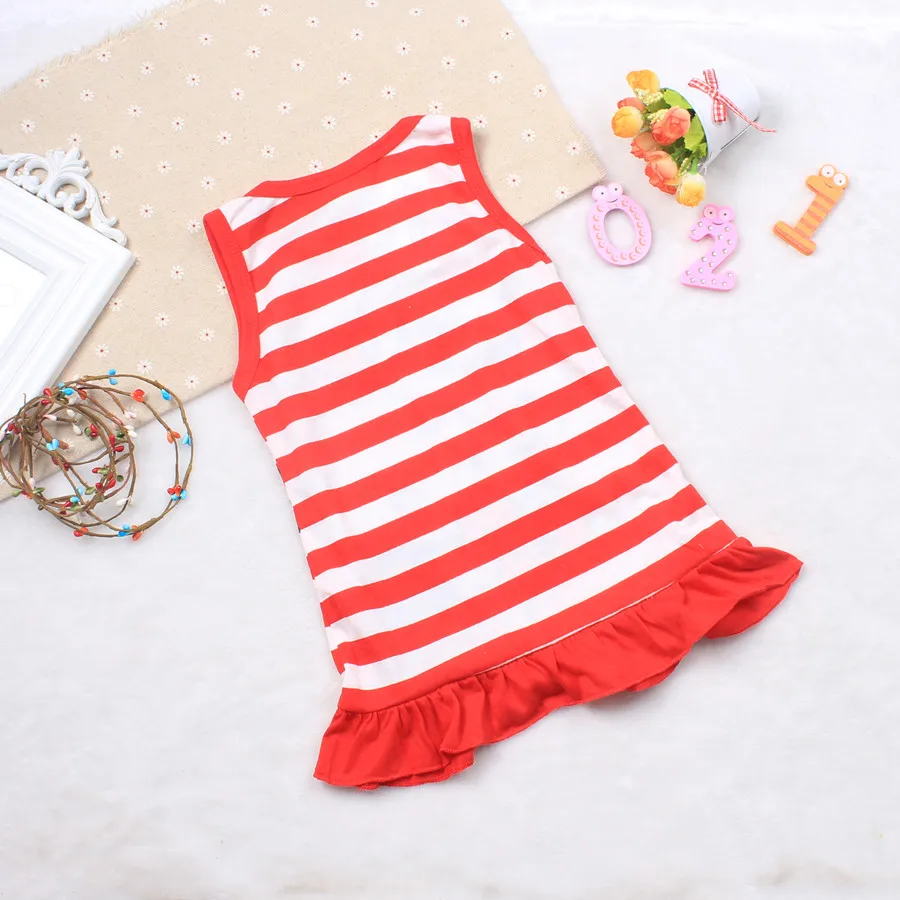 Платье hello kitty летняя одежда для маленьких девочек детская модное Хлопковое