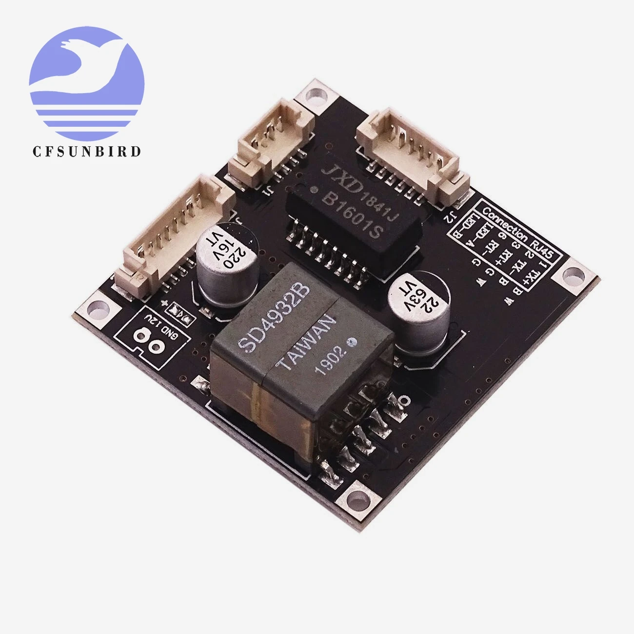 Новая плата модуля PoE для систем видеонаблюдения IP камеры выход Ethernet 12 в 1 А