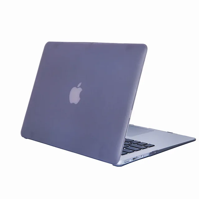 matte gray 4в1 кристальная прозрачность и матовый Pro 13 15 чехол с/t сенсорной панелью A1706 A1708 A1707 для Macbook Air 13 retina 13 12 дюймов+ подарок - Цвет: matte gray