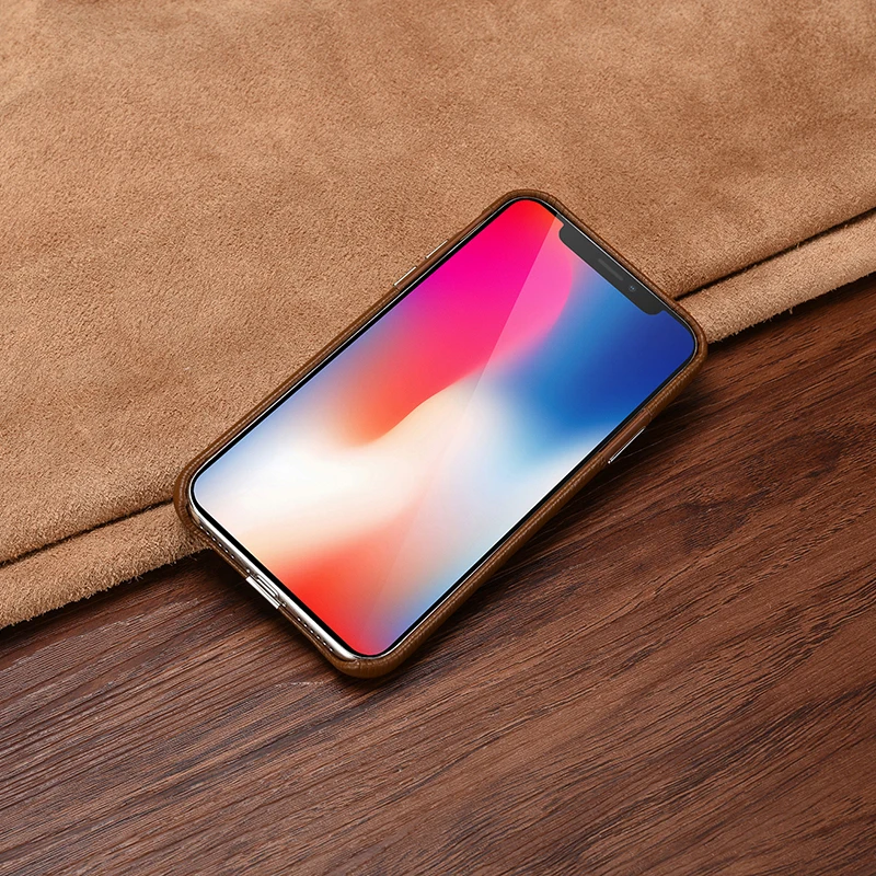 XOOMZ чехол для iPhone X Роскошный милый мягкий ударопрочный из натуральной кожи