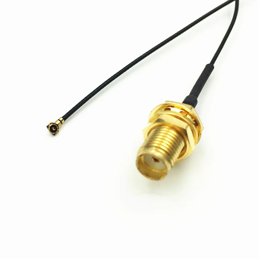 50 шт. штекер SMA / RP Female к MHF4 IPEX Релейный кабель для Mini PCI 0 81 мм карты Intel WIFI 10 см 15 20 30