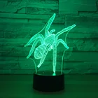 Паук скандинавский креативный домашний ночник Декоративный 3d светильник стерео видение Led подарок 3d светильник светильники детская комната Led светильник s лампы