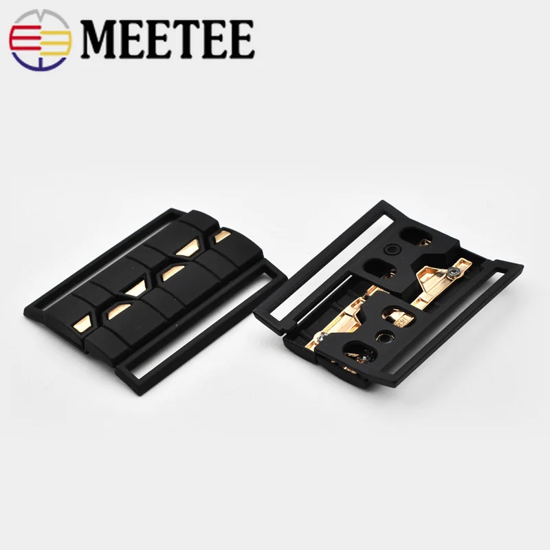 Металлические пуговицы Meetee 50 мм декоративная пряжка для женского пальто и ремня