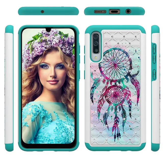 Для Coque samsung A50 чехол Galaxy A20 E A202 A205 A 20 50 30 Роскошная Блестящая Глянцевая задняя панель Etui для samsung Galaxy A30 A20 A20E чехол