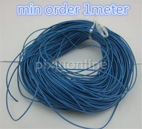1meterlot k974b 1mm blue color copper conductor wire 7lines hinge insulated wire free shipping brazil