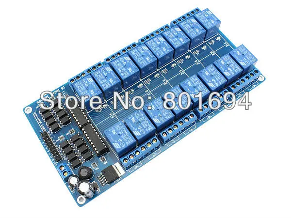16-канальный релейный модуль 12 В с питанием LM2576 для ARM PIC AVR DS | Обустройство дома