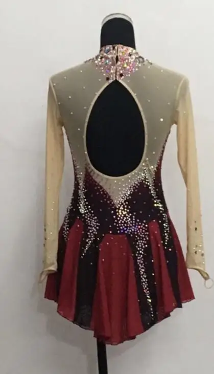 redleotard художественная гимнастика возраст 6-8 лет, катание на коньках, Акробатический ssd560
