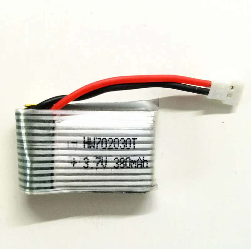 Литий-полимерный аккумулятор 3 7 в 380 мАч для Hubsan H107C H107L H107 U816 U816A V252 Syma X11 X11C
