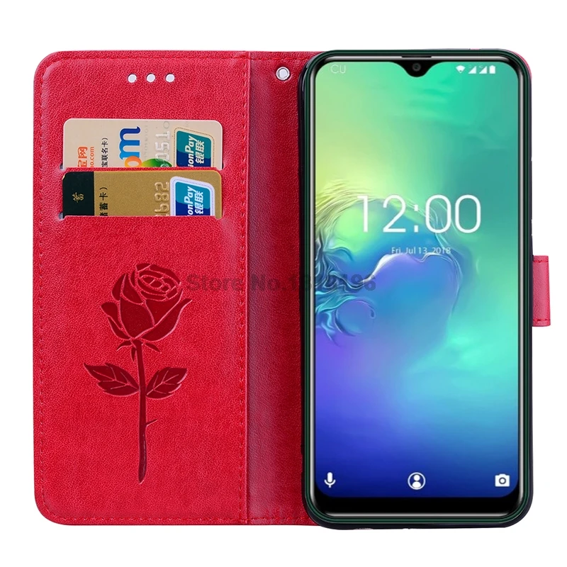 Чехол из искусственной кожи для Oukitel C15 Pro чехол телефона с розами 100% специальный