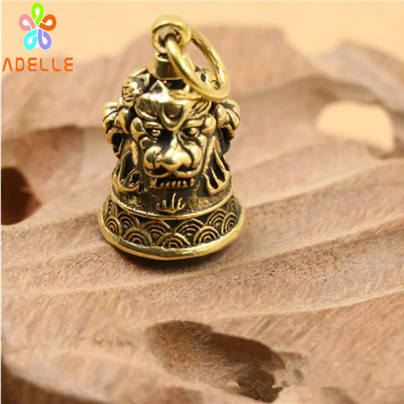 

2 x Solid Brass Jingle Bell 37mm Vintage Chistmas Decor Bell 3 Irons Charm Party Pendant DIY Jewelry Craft Gift Free shipping