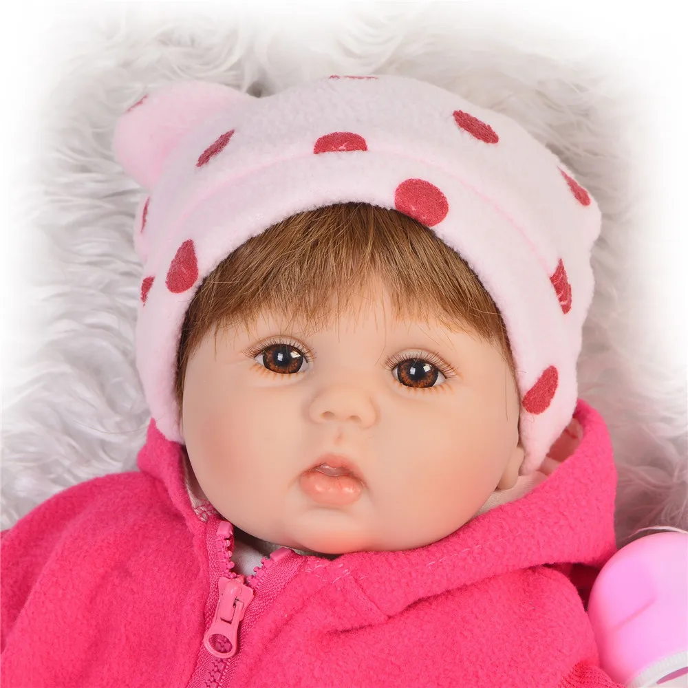 

18 inch Bebes reborn menina dolls babies silicone reborn baby dolls baby real alive Toys For Girls newborn bebes bonecas
