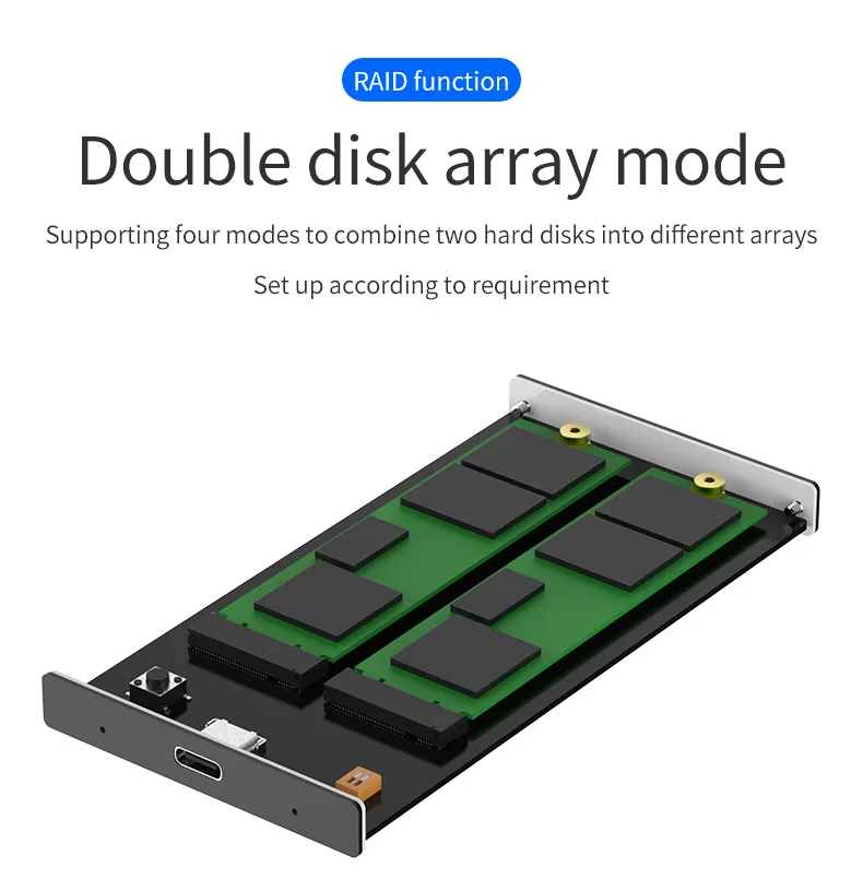 Blueendless Портативный чехол для жесткого диска ssd M.2 to type-c usb 3,1 NGFF msata корпус для жесткого диска алюминиевая Поддержка двойной диск