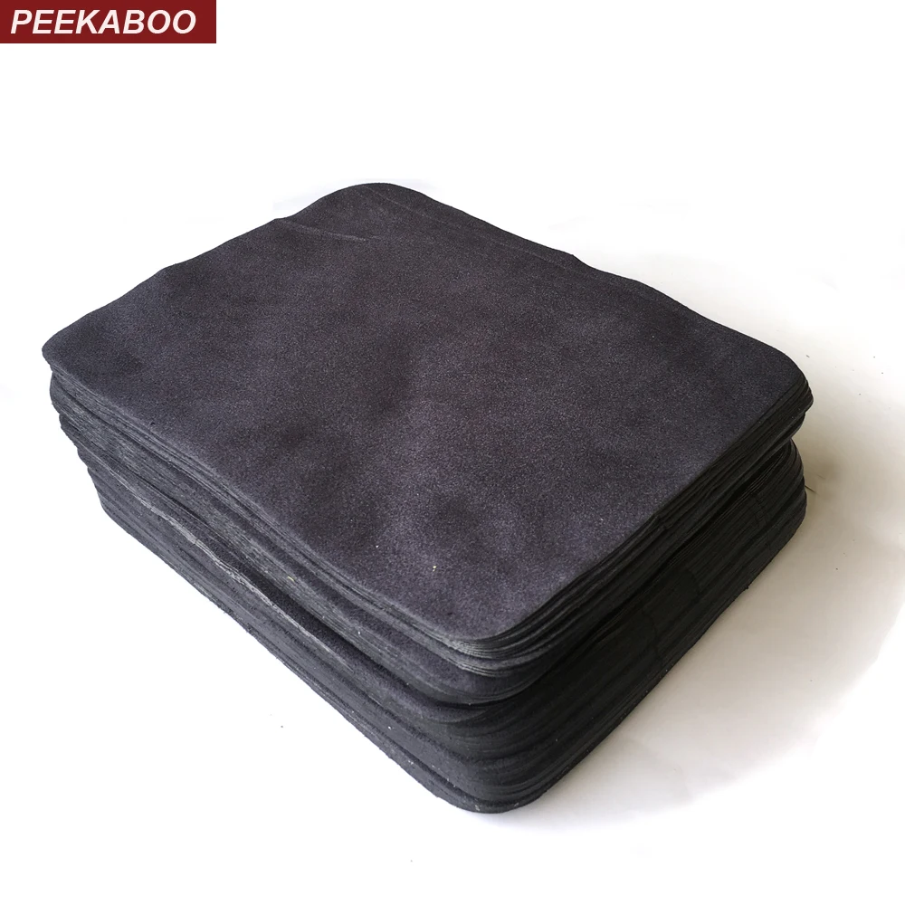 Черная салфетка для очков Peekaboo из микрофибры 175 мм * 145 тканевая чистки
