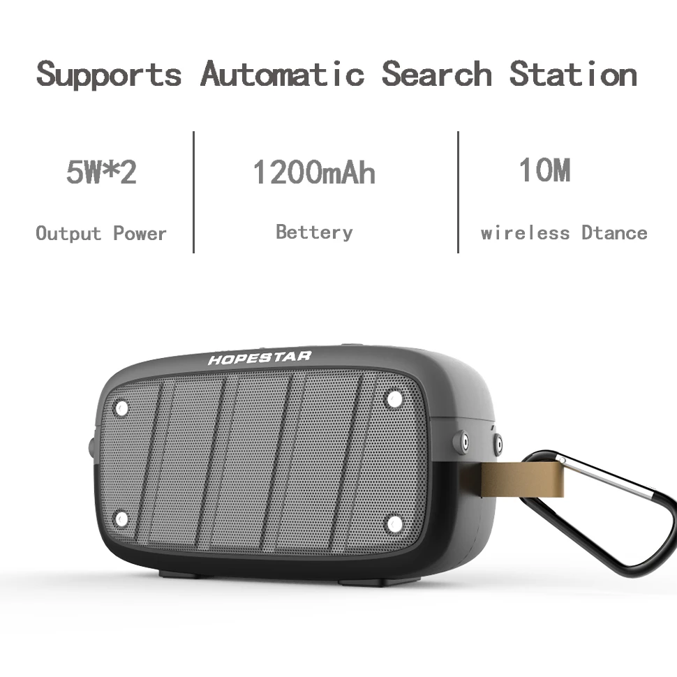 HOPESTAR T5 открытый динамик Портативный bluetooth колонка беспроводной мини