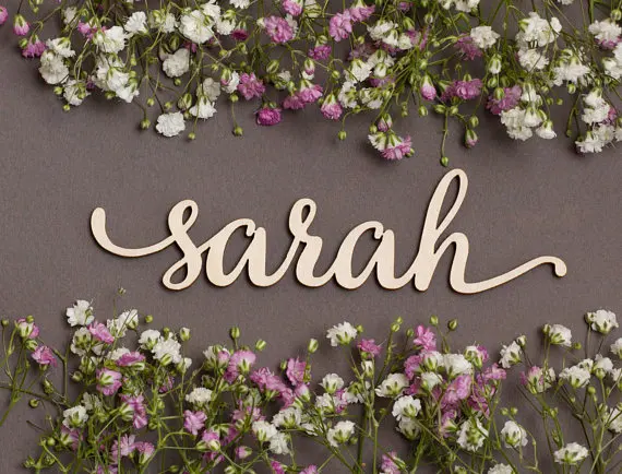 

Custom Name Place Setting, Laser Cut Names, Custom Place Settings, Custom Table Settings, Wood Plate Name Cutouts, Gold Wedding