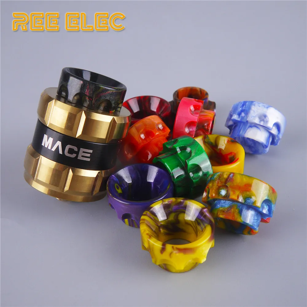 REE ELEC эпоксидный 810 капельный наконечник электронная сигарета мундштук Vape аксессуары смола капельный наконечник 810 для TFV8 большой ребенок TFV12 принц