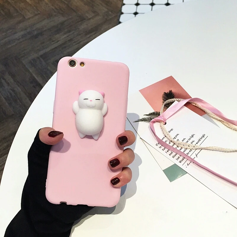 XINGYUANKE 3D Squishy чехол для samsung Galaxy J4 2018 с милым рисунком кота Coque J400F мягкий