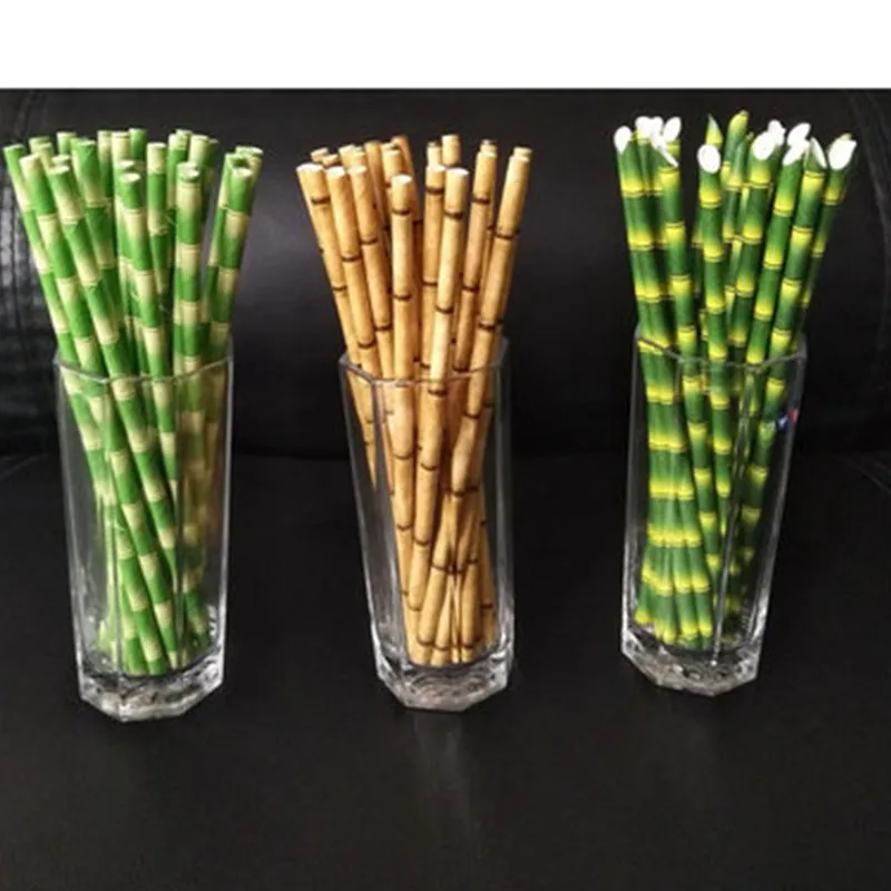25 шт. бамбуковые декоративные трубочки из крафт-бумаги | Дом и сад