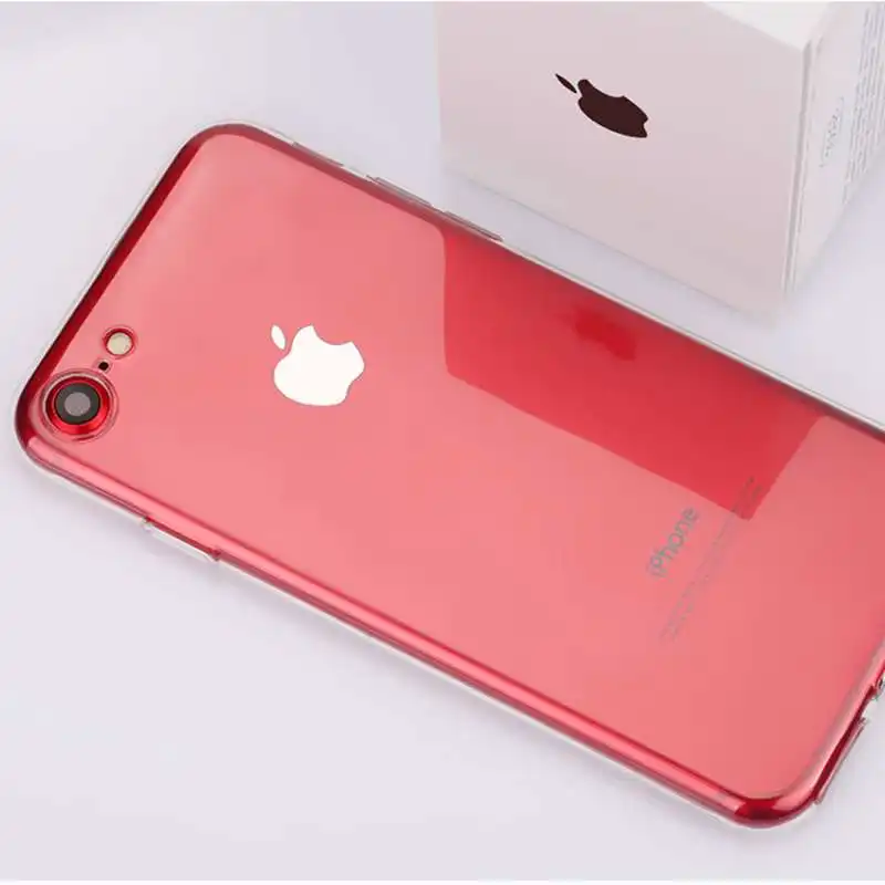 Прозрачный силиконовый мягкий чехол из ТПУ для 7 7Plus 8 8Plus X XS MAX XR прозрачный