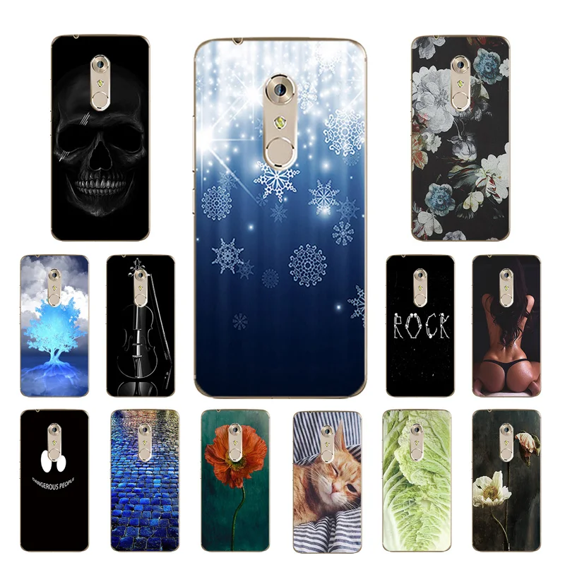 Для ZTE Axon 7 A2017 Чехлы мягкое Силиконовое пианино с принтом 5 дюймов задняя