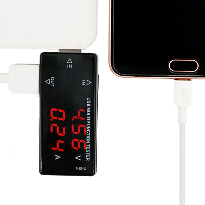 100 шт LCD USB зарядное устройство Емкость Ток Напряжение синхронизации защита от