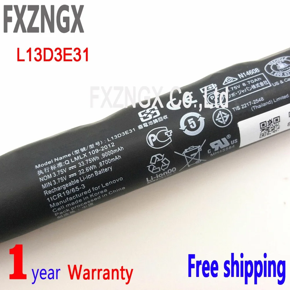 FXZNGX L13D3E31 Аккумулятор для планшета Lenovo Yoga 2 60044 60046 60047 10 B8000 B8080 | Электроника