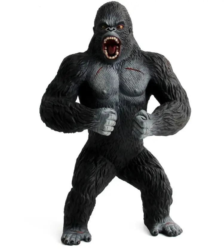 1 шт. 19 см Kingkong King Kong Chimpanzee зверь свирепые яростные модели животных Gorilla высокое качество фигурка игрушка для детей