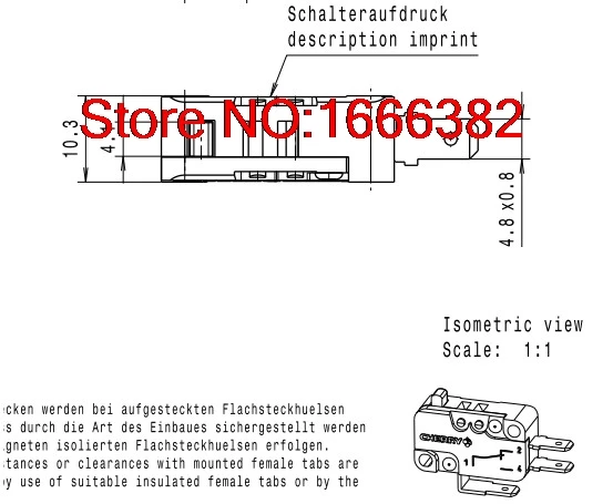 D42CR1LA большой микро переключатель концевой сенсорный 3A 125/250VAC|switch 3a|switch limitswitch micro