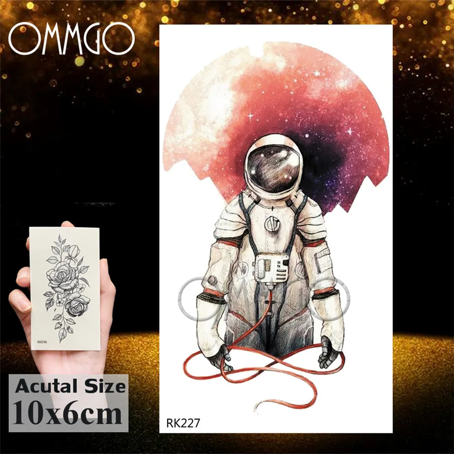 Временная наклейка OMMGO Геометрическая для кемпинга на гору Галактическая звезда