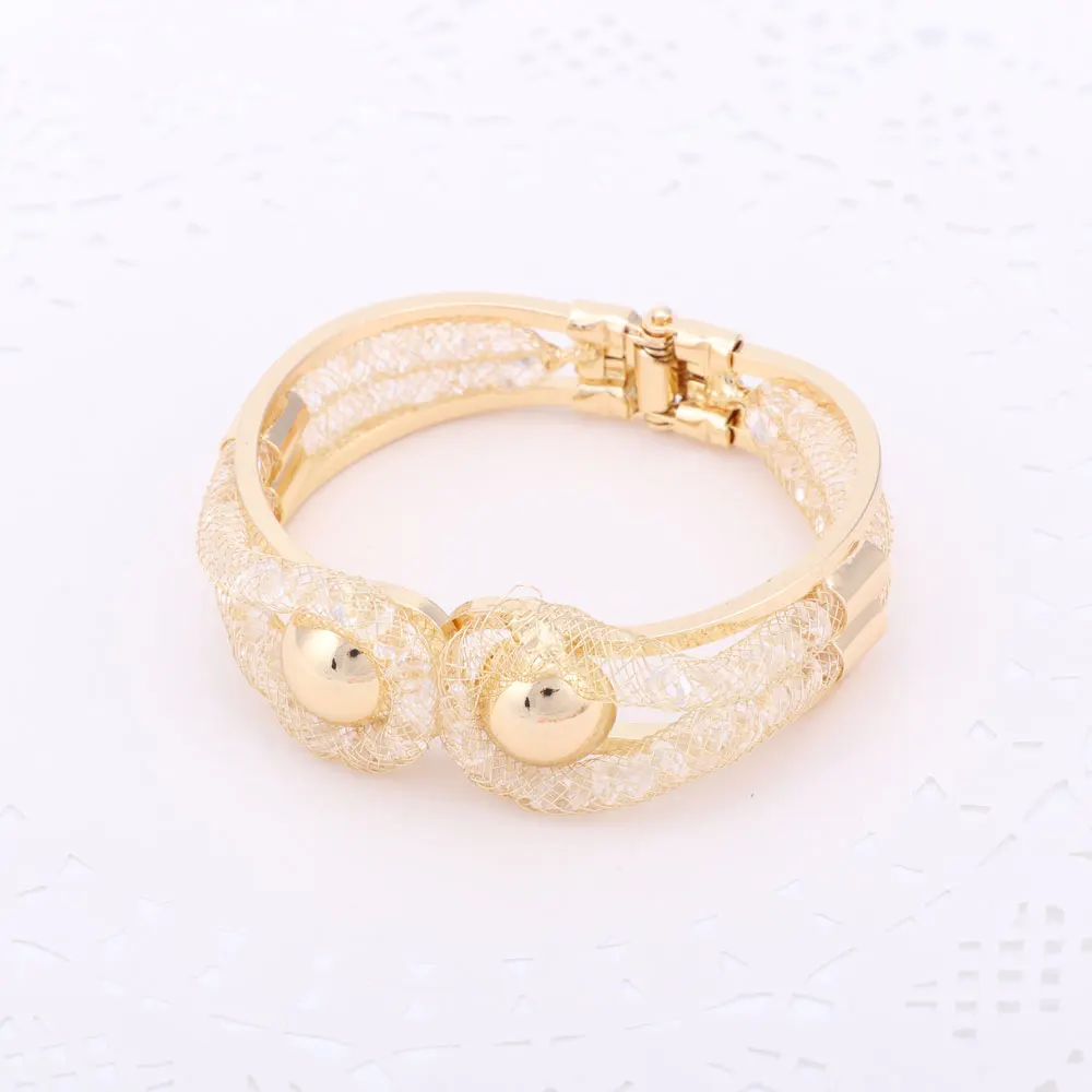 Очаровательный Женский золотого цвета ювелирные изделия Элегантная модная