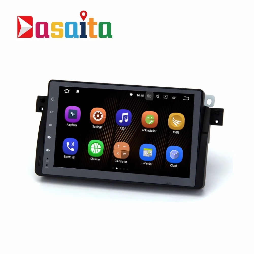 9&quot Android 7.1 Car GPS For BMW E46 M3 318i 320i 2 Din radio Navi Multimedia player 2Gb Ram+16Gb Rom Quad core 64bit HDMI | Автомобили