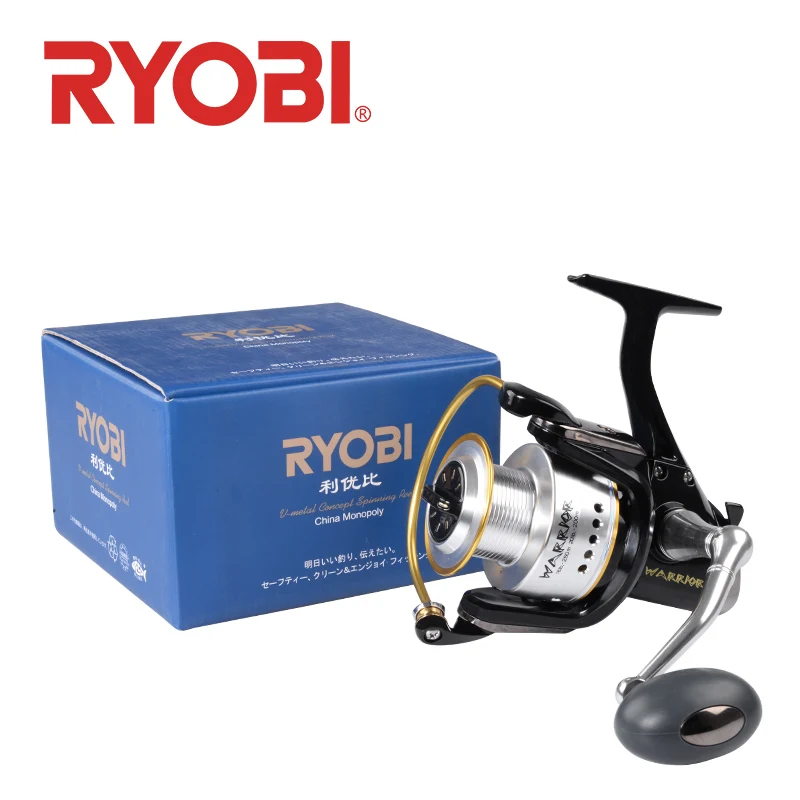 100% оригинальная спиннинговая Рыболовная катушка RYOBI WARRIOR VI с ЧПУ 6000/8000 6 + 1BB