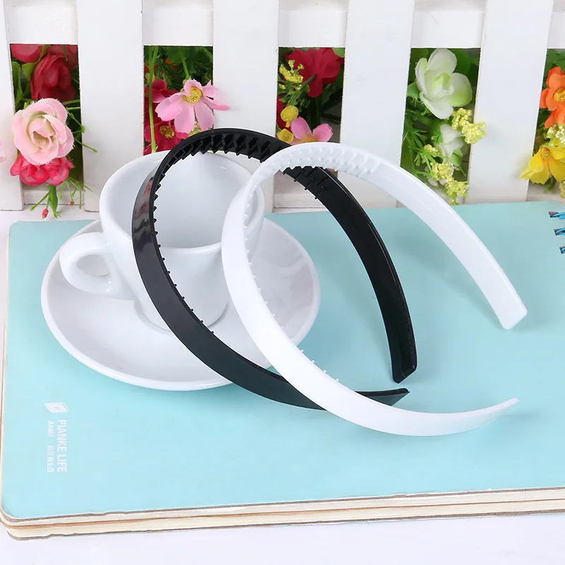 

Wholesale 15mm plastic headbands with teeth hair accessories -100pcs