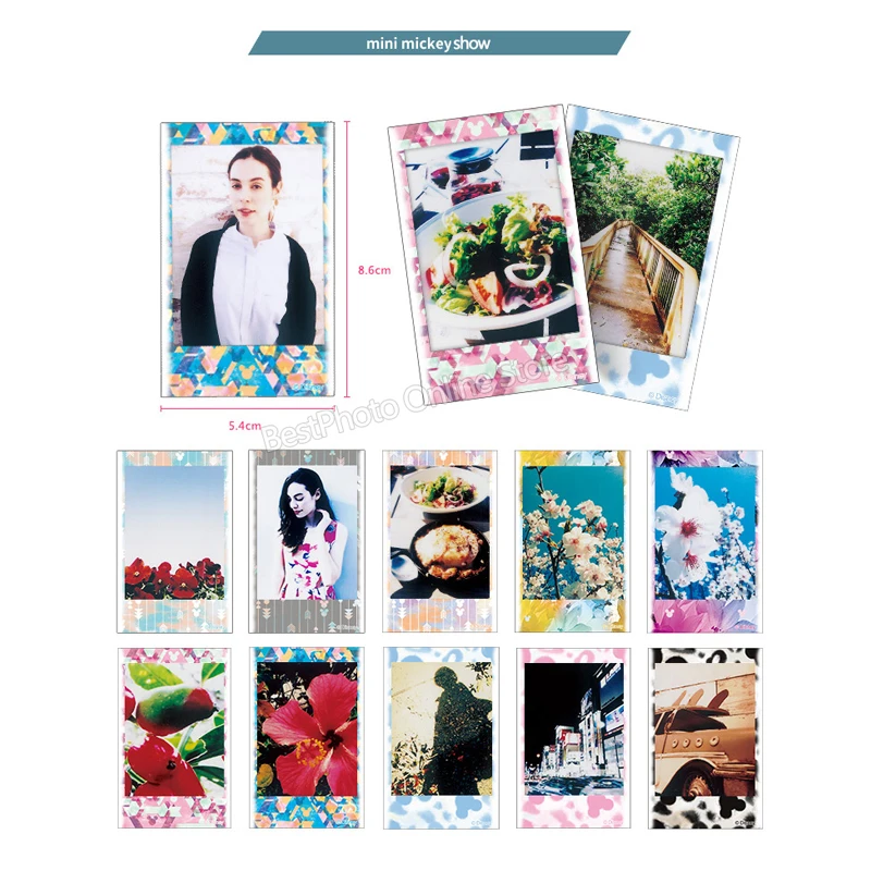 Фотобумага Fujifilm Fuji Instax Mini 8 10 листов пленка с Микки Маусом для мгновенных