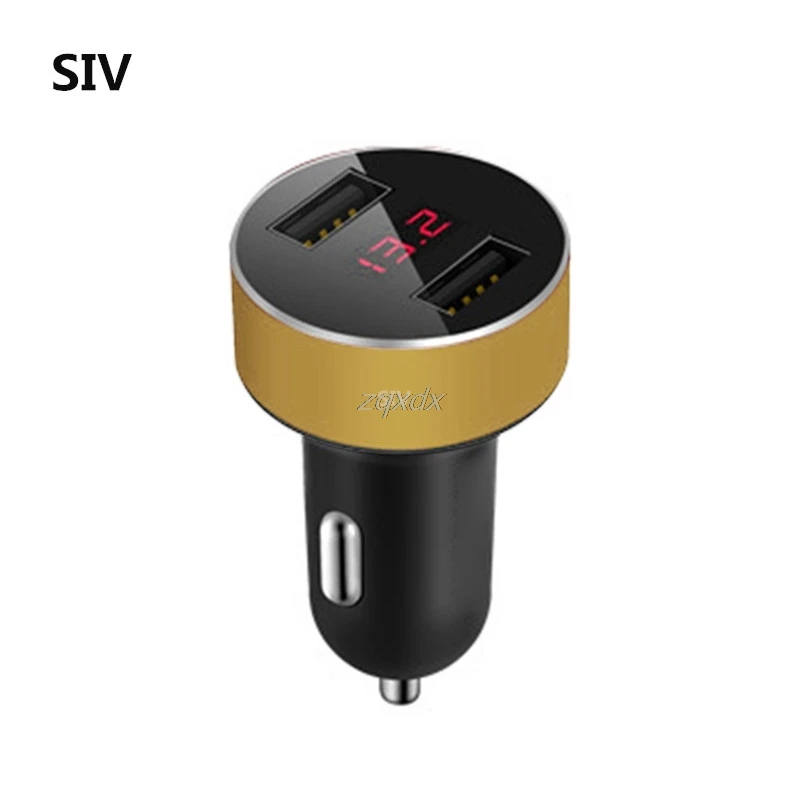SIV 5V/3.1A Универсальное USB Автомобильное зарядное устройство двойной порт адаптер