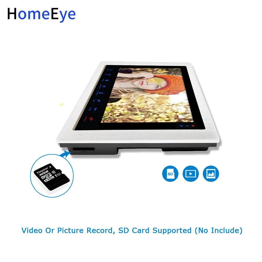 Видеодомофон HomeEye 10 дюймов 1200 ТВЛ IP65|Видеодомофон| |